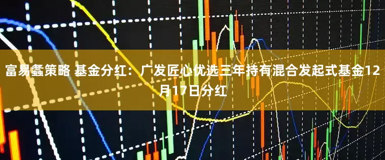 富易螽策略 基金分红：广发匠心优选三年持有混合发起式基金12月17日分红